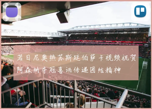 若日尼奥热苏斯廷伯萨卡视频祝贺阿森纳夺冠喜讯传递团结精神